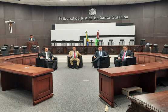 Evento no Tribunal Pleno.