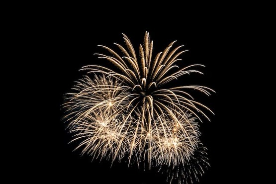 Fogos de artifício.