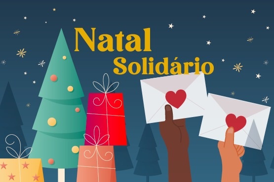 Banner Natal solidário.