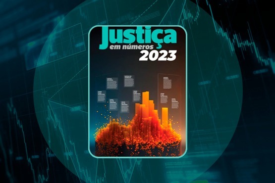 Banner justiça em números.