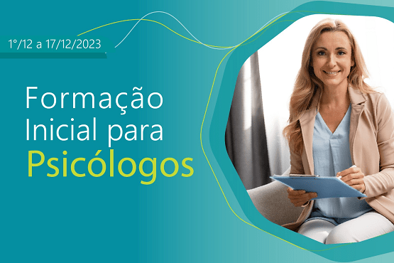 Banner formação inicial para psicólogos.