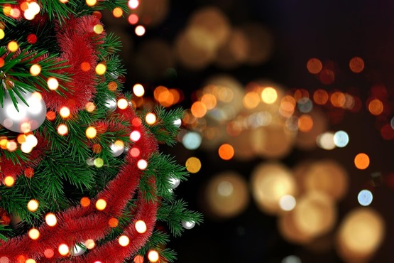 Enfeites de Natal.