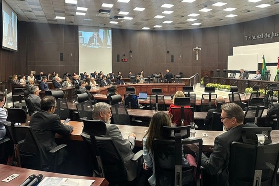 Sessão no Tribunal Pleno.