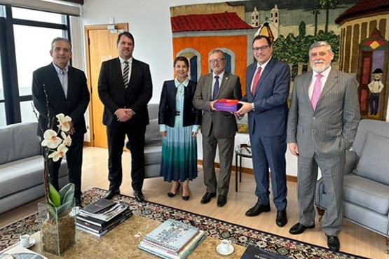 Chapa única para eleição 2024-2026 visita presidente do TJSC