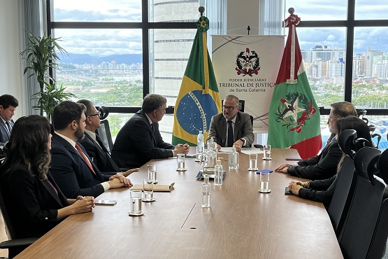 Reunião entre TJSC e OAB/SC.