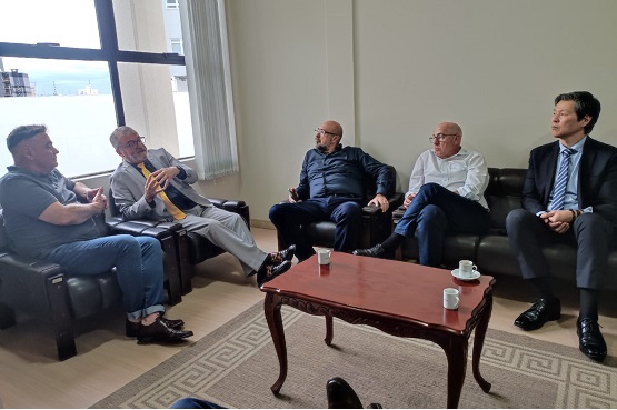 Visita do presidente do TJSC a comarca de Lages.