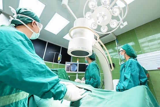 Sala de cirurgia.