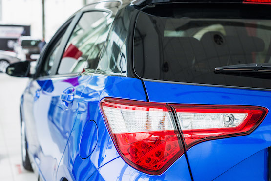 carro azul