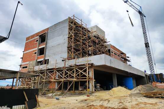 obras em fórum de SC