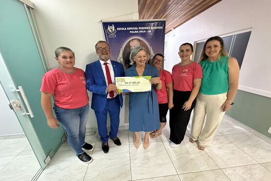 PJSC repassa verbas para Apae de Palma Sola