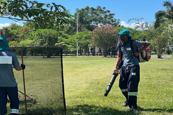 Limpeza pública em Florianópolis