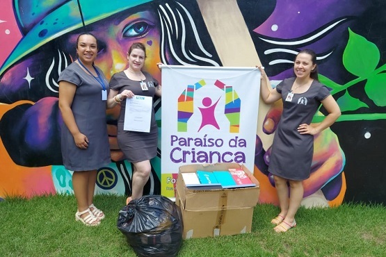 Novos Caminhos entrega doações