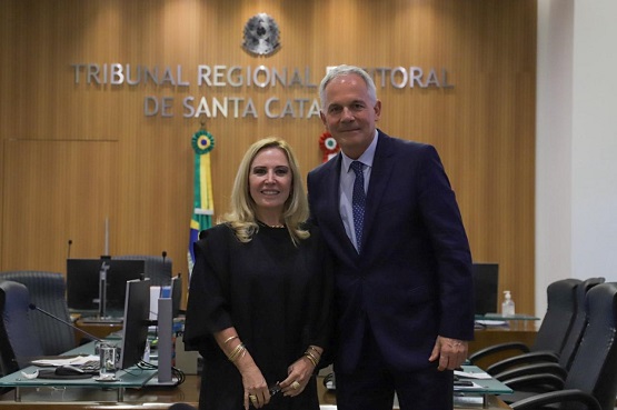 Presidente e vice do TRE-SC