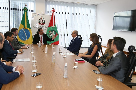 Reunião de autoridades TJSC