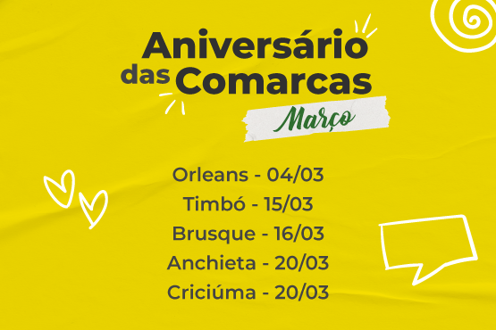 Aniversário das Comarcas