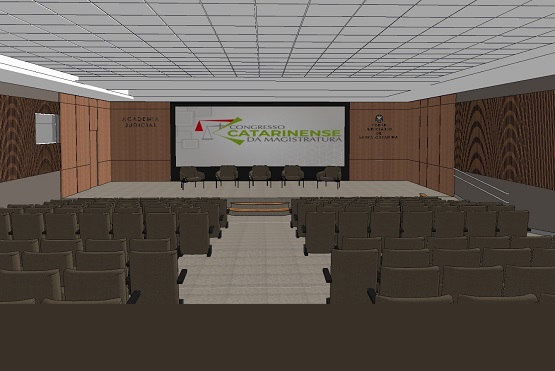 modelo 3d de auditório