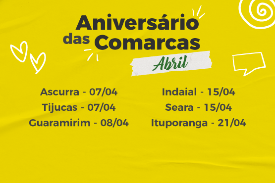 Aniversário das Comarcas