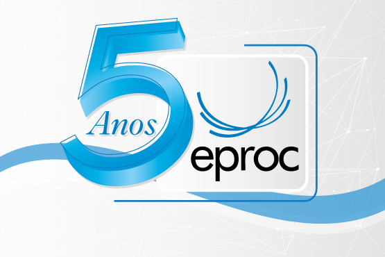 Banner 5 anos Eproc.