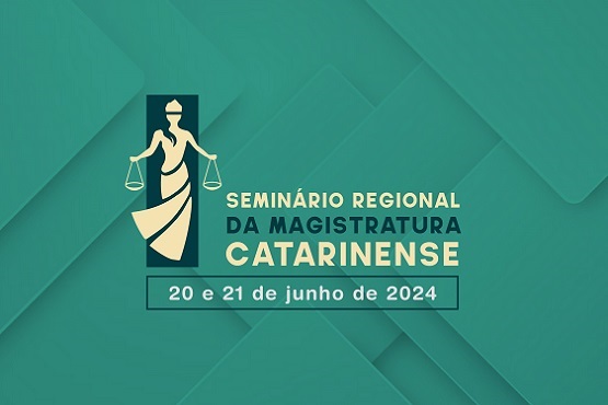 Arte gráfica para o Seminário Regional da Magistratura Catarinense